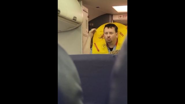 Watch: Southwest flight attendant's hilarious performance during pre-flight safety routine goes viral Watch: Southwest flight attendant's hilarious performance during pre-flight safety routine goes viral
