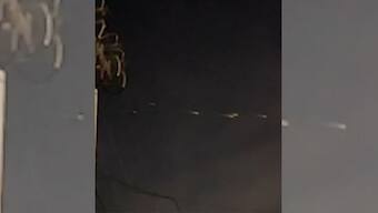 Watch: Mysterious light streaks spotted in night sky over California's Sacramento