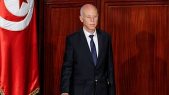 Tunisia's President Kais Saied reappears in public, dismisses 'mad' reports over health