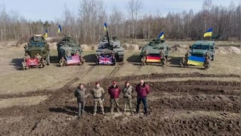 ‘Grateful for fantastic tanks,’ Ukraine’s defence minister tells UK’s Ben Wallace