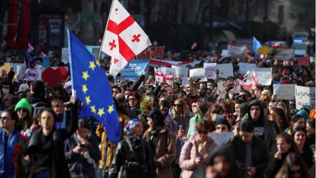 Georgia withdraws 'foreign agents' bill, protests continue Georgia withdraws 'foreign agents' bill, protests continue