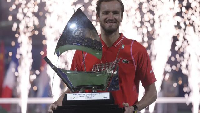 Daniil Medvedev beats Rublev in Dubai Open final for third title in three weeks Daniil Medvedev beats Rublev in Dubai Open final for third title in three weeks