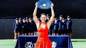 Ukraine's Marta Kostyuk dedicates first title to war victims