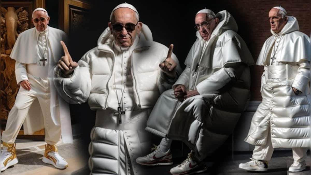Showstopper Did Pope Francis trade his simple robe for a fashionable