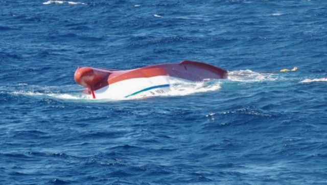 Fishing boat capsizes off disputed remote Japan islands; One dead, six missing Fishing boat capsizes off disputed remote Japan islands; One dead, six missing