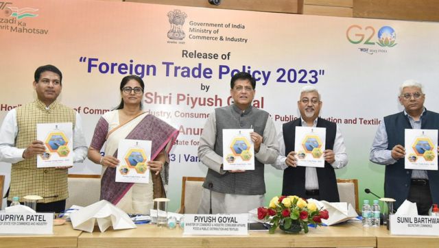 India launches new Foreign Trade Policy, guns to boost exports to USD 2 trillion by 2030, make INR global currency India launches new Foreign Trade Policy, guns to boost exports to USD 2 trillion by 2030, make INR global currency