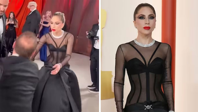 Watch: Lady Gaga's gesture of helping photographer who tripped at Oscars red carpet wins hearts Watch: Lady Gaga's gesture of helping photographer who tripped at Oscars red carpet wins hearts