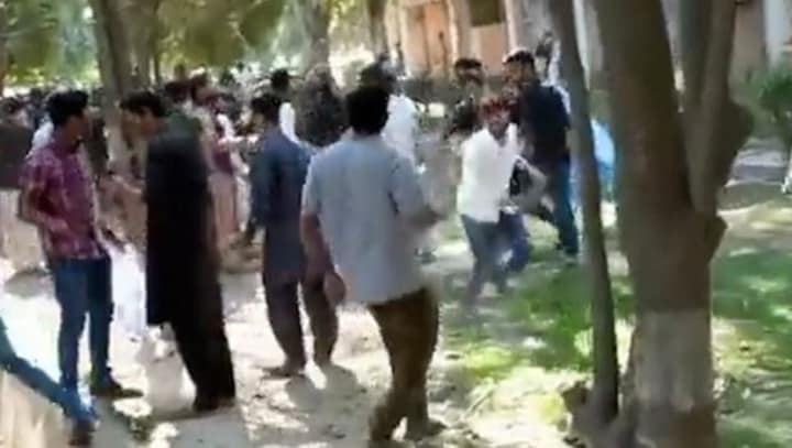 WATCH: Pak jihadists attack Hindu Holi celebration on Punjab University campus amid cries of 'Allah-hu-Akbar'