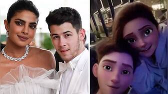 Nick Jonas shares cute video with wife Priyanka Chopra featuring their animated versions; internet loves it