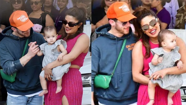 Watch: Priyanka Chopra arrives in Mumbai for Citadel's conference, reveals daughter Malti's face for the first time Watch: Priyanka Chopra arrives in Mumbai for Citadel's conference, reveals daughter Malti's face for the first time