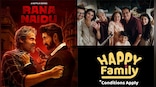 From Rana Naidu to Happy Family: Conditions Apply, here's what to watch on OTT this weekend