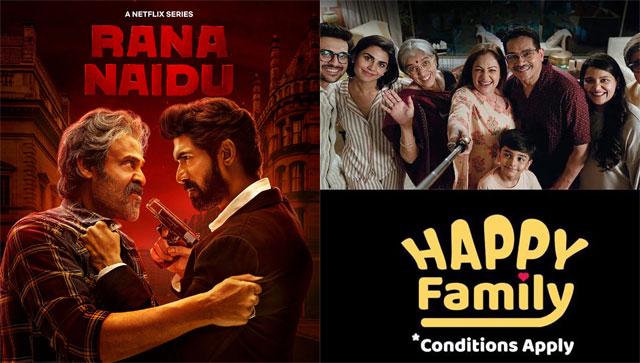 From Rana Naidu to Happy Family: Conditions Apply, here's what to watch on OTT this weekend From Rana Naidu to Happy Family: Conditions Apply, here's what to watch on OTT this weekend