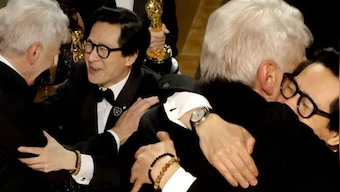 Oscars 2023: Ke Huy Quan's emotional reunion with Indiana Jones co-star Harrison Ford will make your day