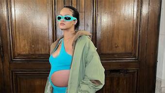 Rihanna shares adorable pictures of her baby bump from drive-through; see adorable post