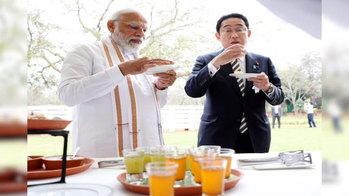 WATCH: Japanese PM Fumio Kishida tries golgappas with PM Modi in New ...