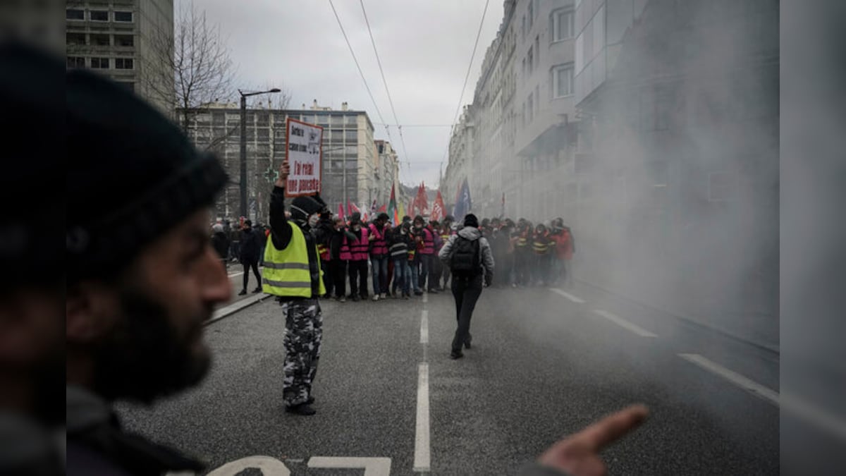 French Senate adopts pension bill despite street protests