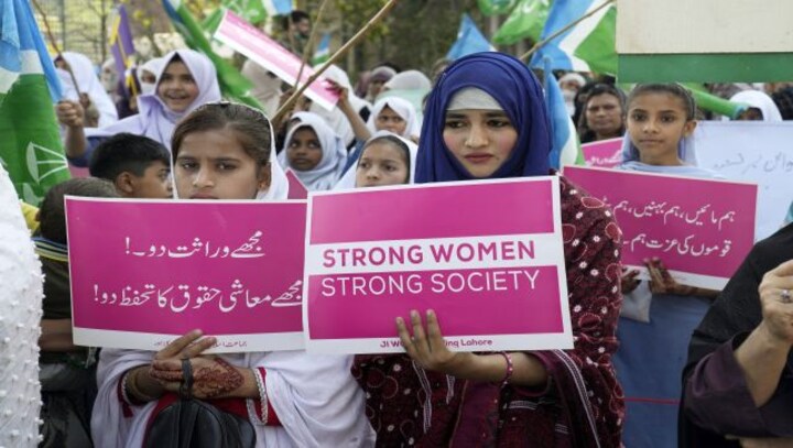 The Future is Female: Women march, rally on International Women’s Day