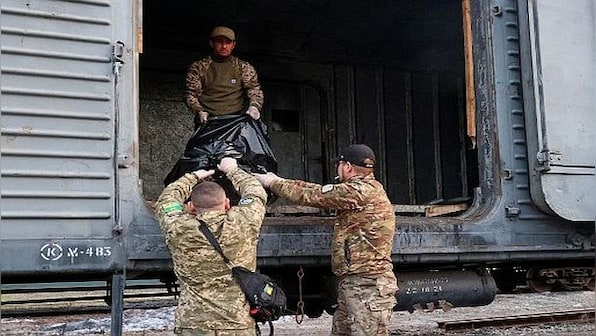 J9: The Ukrainian unit that finds dead Russian troops and sends them home
