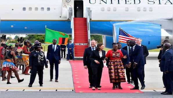 US Vice President Kamala Harris visits Indian grandfather's house in Zambia