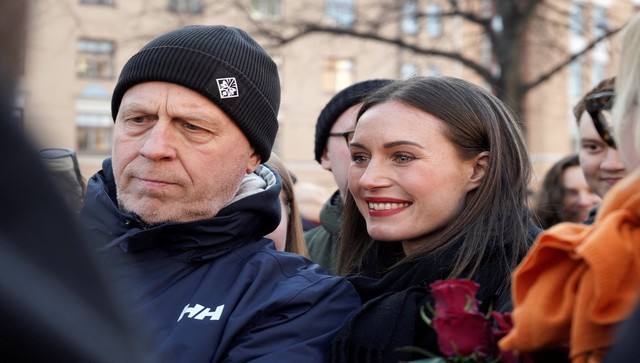 Finland's Sanna Marin faces tough re-election bid in national election Finland's Sanna Marin faces tough re-election bid in national election