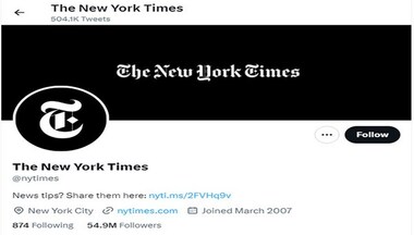 New York Times loses Twitter verification badge
