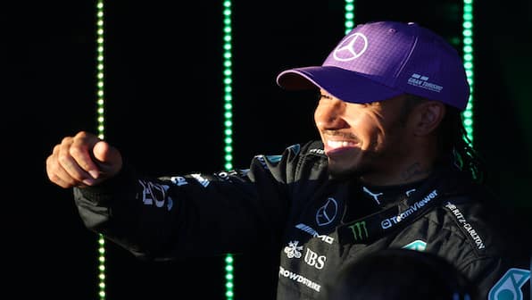 Formula 1: Lewis Hamilton ecstatic at Australian GP podium after Mercedes' troubles