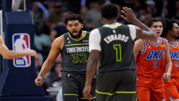 NBA: Karl-Anthony Towns shines as Minnesota Timberwolves beat Oklahoma City Thunder to reach playoffs