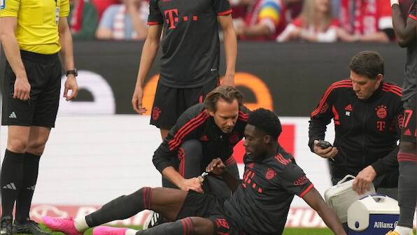 Bayern Munich defender Alphonso Davies to miss upcoming games dueto hamstring injury