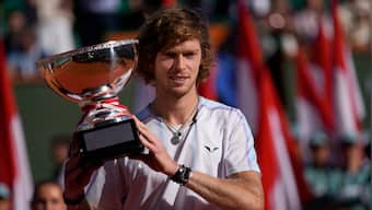 Monte Carlo Masters: Andrey Rublev fights back from 4-1 down to defeat Holger Rune, win title