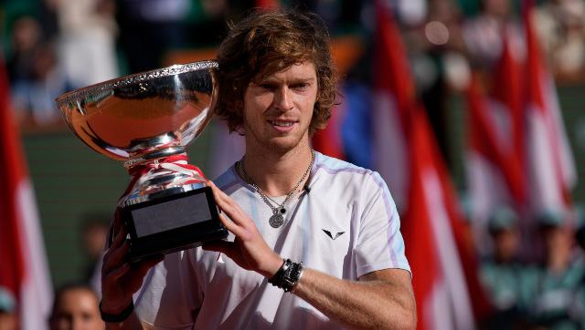 Monte Carlo Masters: Andrey Rublev fights back from 4-1 down to defeat Holger Rune, win title Monte Carlo Masters: Andrey Rublev fights back from 4-1 down to defeat Holger Rune, win title