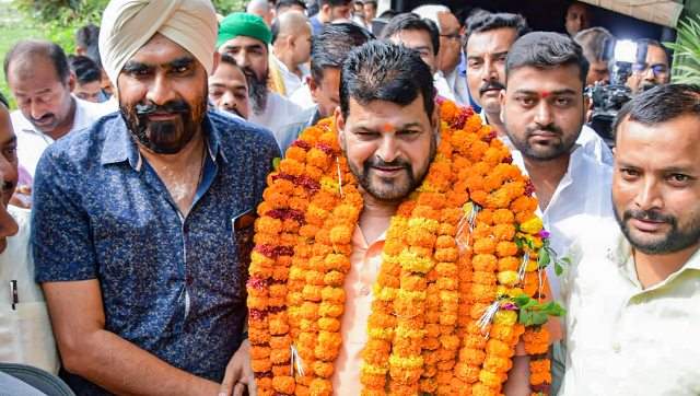 Wrestlers' protest: Brij Bhushan says ‘industrialist, Congress behind protests', won't resign as WFI chief Wrestlers' protest: Brij Bhushan says ‘industrialist, Congress behind protests', won't resign as WFI chief