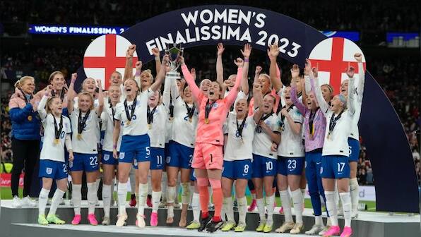 England beat Brazil on penalties to win first-ever Women's Finalissima
