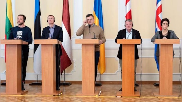 Top European diplomats visit Ukraine to show support for war-torn nation