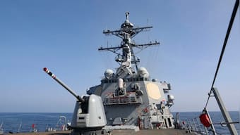 US Navy sails missile destroyer USS Milius through Taiwan Strait