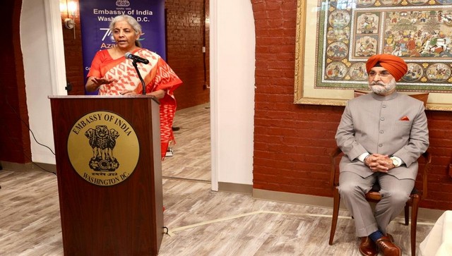 India, US working together to build foundations of peaceful global community, says FM Nirmala Sitharaman India, US working together to build foundations of peaceful global community, says FM Nirmala Sitharaman