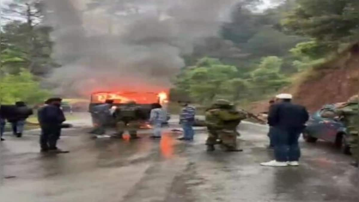 Five soldiers die as Army truck catches fire in J&K's Poonch