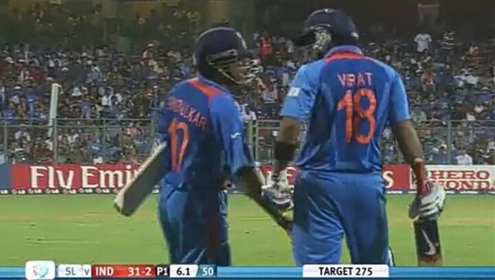 Sachin Tendulkar reveals what he told Virat Kohli during 2011 World Cup final