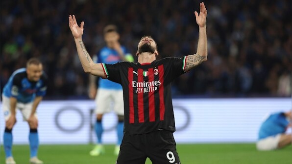 Champions League: Olivier Giroud seals AC Milan's passage past Napoli into semi-finals