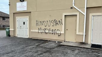 WATCH: In yet another hate crime, Hindu temple vandalised in Canada