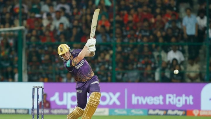 RCB vs KKR: Jason Roy slams four sixes off Shahbaz Ahmed's over at Chinnaswamy Stadium; Watch