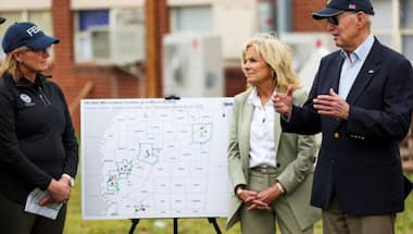 Biden tours tornado-hit Mississippi town, will announce funding