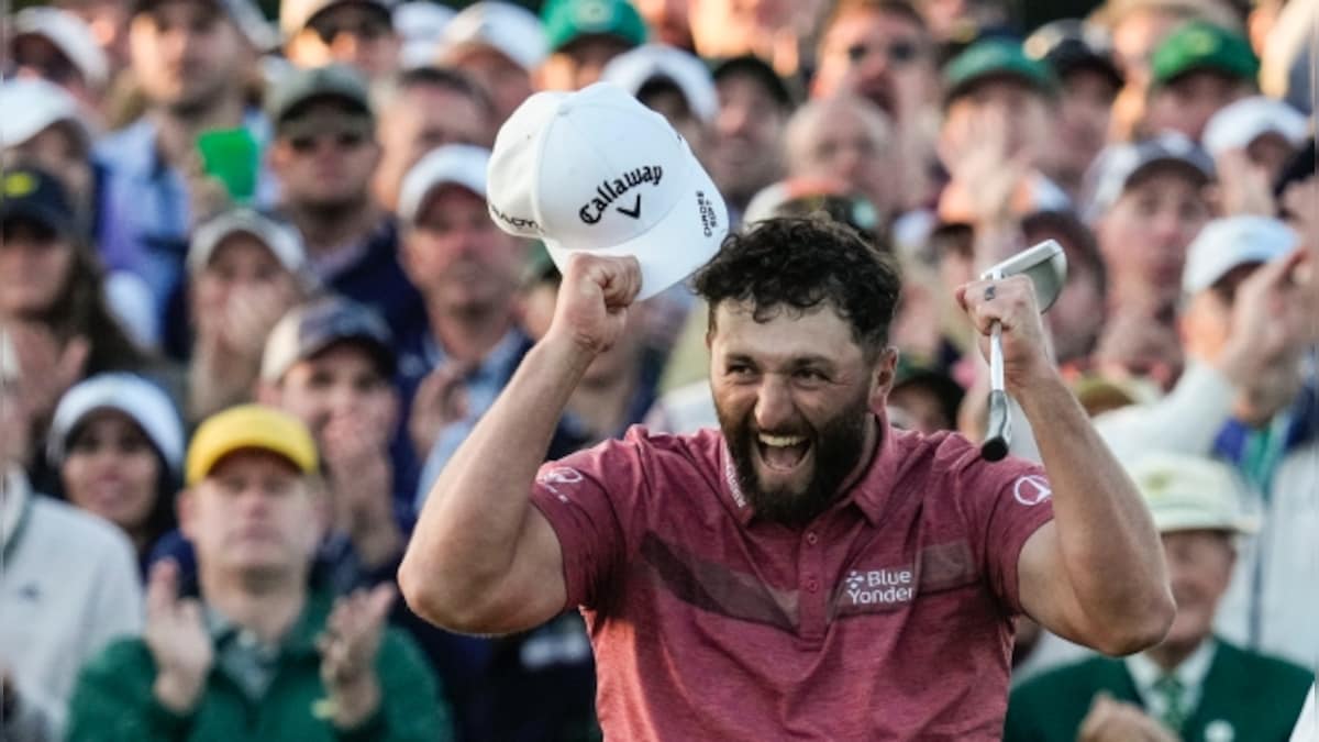 Ice-cool on course, Jon Rahm submits to 'wave of emotion' with Masters win