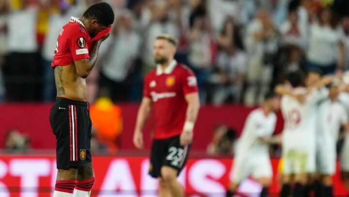 Europa League: Erik Ten Hag blasts 'unacceptable' Manchester United players after Sevilla thrashing