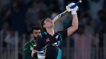 Pakistan vs New Zealand: Mark Chapman slams stunning century as NZ level T20I series