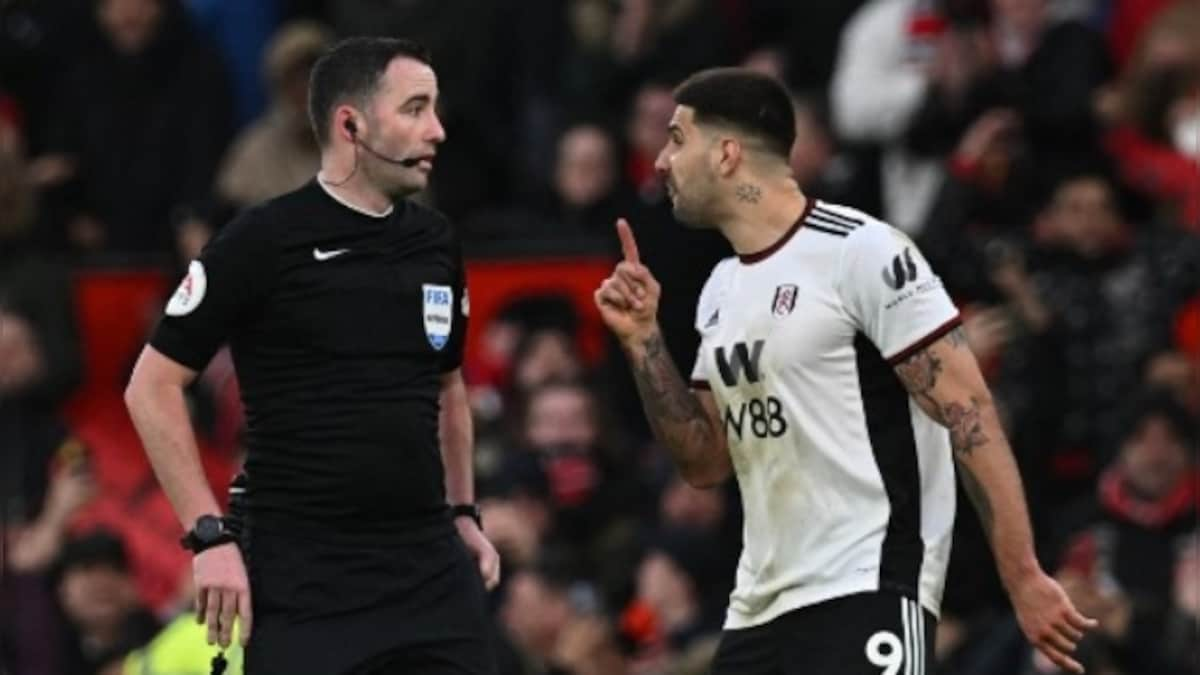 Fulham striker Aleksandar Mitrovic handed eight-game ban for pushing referee during FA Cup quarter-final