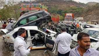 Mumbai-Pune Expressway accident: 6 injured after truck hits 12 vehicles