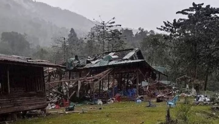 Over 100 feared killed in airstrikes on Myanmar village