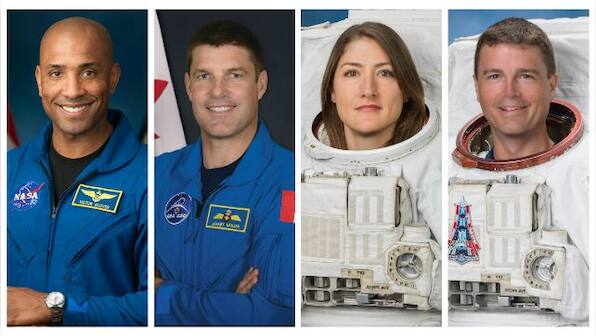 NASA's first moon crew in 50 years includes one woman, three men