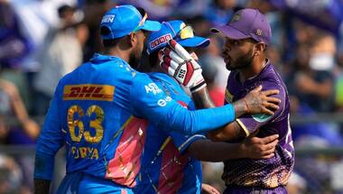 IPL 2023: Nitish Rana, Hrithik Shokeen fined for verbal spat; Suryakumar Yadav penalised for slow over-rate