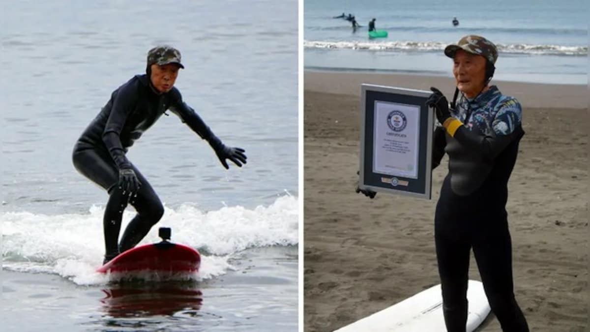 Japanese man becomes world's oldest surfer after hitting the waves at the age of 88; details inside